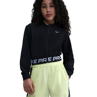 юношески,суичър,разпродажба,nike,детски,горнища,с,качулка,детски,облекла,nike,pro,dri,fit,full,zip,hoodie,juniors,black