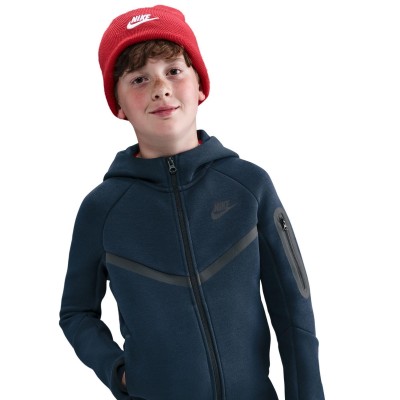 юношески,суичър,детски,горнища,с,качулка,nike,sportswear,tech,fleece,full,zip,hoodie,juniors,obsidian