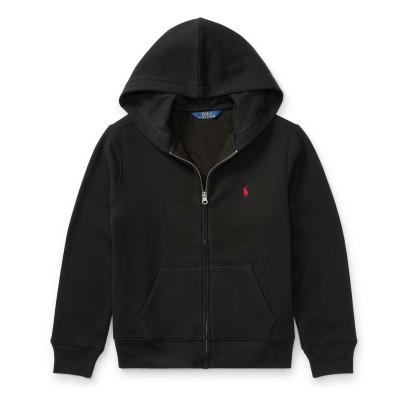 суичър,детски,облекла,polo,ralph,lauren,boy's,logo,full,zip,hoodie,polo,black