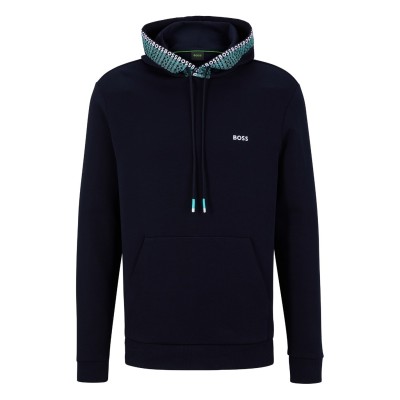 суичър,мъжки,ежедневни,облекла,мъжки,горнища,с,качулка,boss,boss,soody,hoodie,sn99,blue