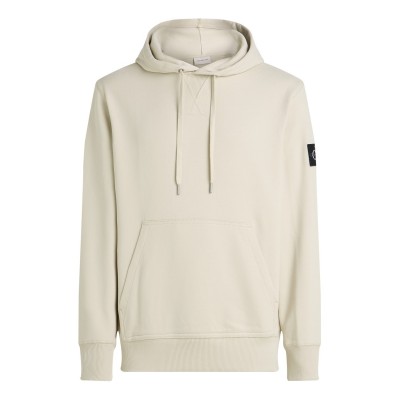 суичър,мъжки,ежедневни,облекла,мъжки,горнища,с,качулка,calvin,klein,jeans,badge,hoodie,oatmeal
