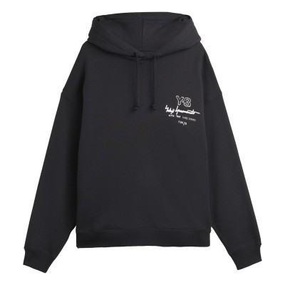 суичър,мъжки,ежедневни,облекла,мъжки,горнища,с,качулка,y3,men's,pull,over,hoodie,black