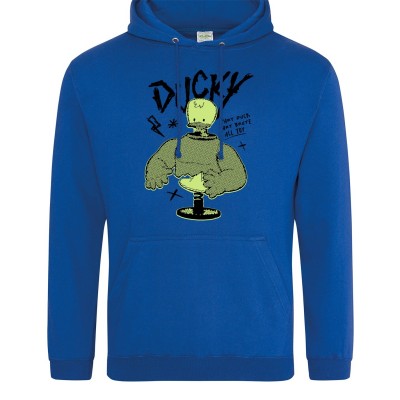 суичър,дамски,горнища,с,качулка,мъжки,облекла,размер,character,adults,printed,character,hoodie,ducky
