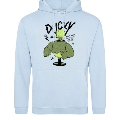 суичър,дамски,горнища,с,качулка,мъжки,облекла,размер,character,adults,printed,character,hoodie,ducky