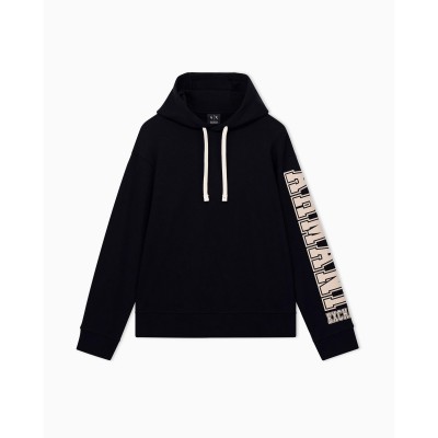 блуза,мъжки,горнища,с,качулка,мъжки,ежедневни,облекла,armani,exchange,sweatshirt,black