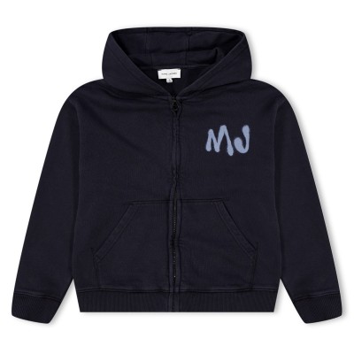 юношески,суичър,детски,облекла,marc,jacobs,graffiti,logo,zip,hoodie,juniors,navy,09b
