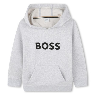 boss,logo,print,hoodie,boys,grey,a32