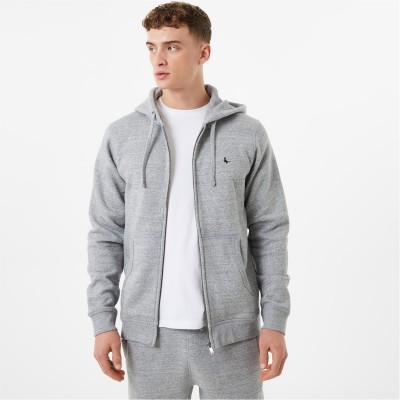 суичър,мъжки,ежедневни,облекла,jack,wills,pheasant,logo,zip,hoodie,grey,marl