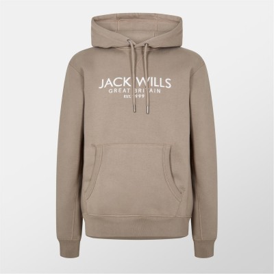 мъжки,суичър,мъжки,горнища,с,качулка,jack,wills,batsford,logo,hoodie,mens,fawn
