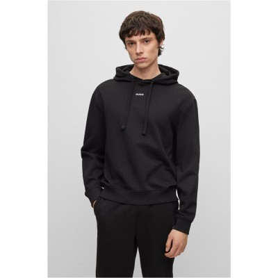 суичър,мъжки,горнища,с,качулка,hugo,relaxed,fit,hoodie,with,logo,print,black