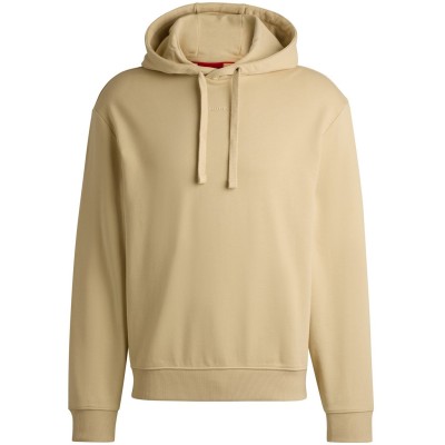 суичър,мъжки,горнища,с,качулка,hugo,relaxed,fit,hoodie,with,logo,print,open,beige