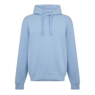 суичър,мъжки,горнища,с,качулка,hugo,logo,hoodie,open,blue