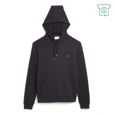 суичър,мъжки,горнища,с,качулка,farah,zain,hoodie,black