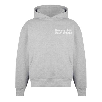 суичър,мъжки,ежедневни,облекла,мъжки,горнища,с,качулка,pretty,boy,ugly,world,world,hoodie,grey