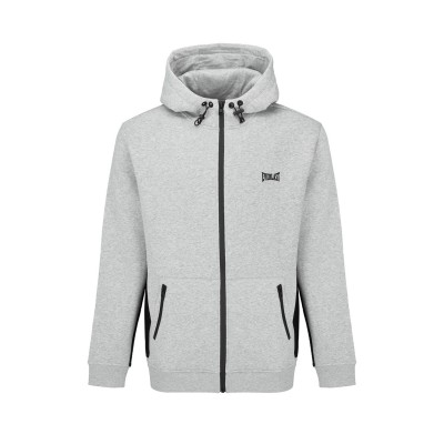 мъжки,суичър,мъжки,горнища,с,качулка,everlast,premium,zip,through,hoodie,mens,grey,marl