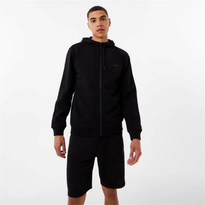 суичър,промоция,на,зимни,облекла,мъжки,горнища,с,качулка,everlast,premium,zip,through,hoodie,black