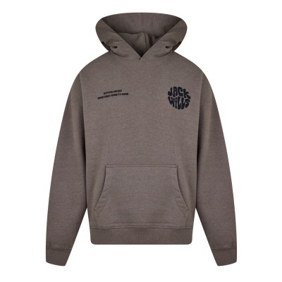 суичър,мъжки,горнища,с,качулка,jack,wills,circle,hoodie,brown,marl