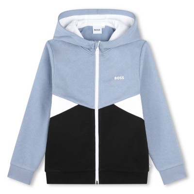 юношески,суичър,детски,облекла,boss,zip,hoodie,juniors,black,09b