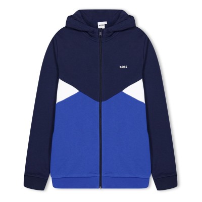 юношески,суичър,детски,облекла,boss,zip,hoodie,juniors,navy,849