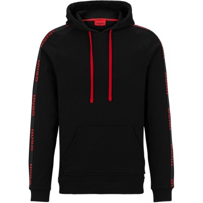мъжки,суичър,мъжки,пижами,hugo,hugo,boss,sporty,logo,hoodie,mens,black,001