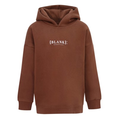 суичър,детски,горнища,с,качулка,детски,облекла,blank,essentials,essentials,kids,core,puff,hoodie,chocolate