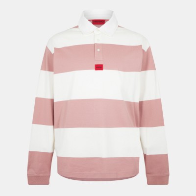 блуза,с,яка,мъжки,тениски,hugo,men,s,diragbi,cotton,short,sleeve,rugby,polo,shirt,pink,962