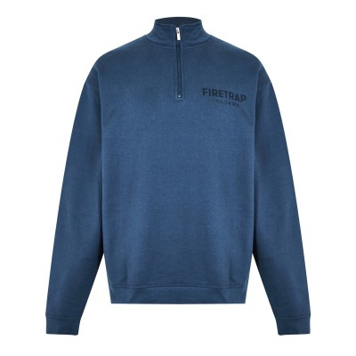 мъжки,горнища,с,качулка,firetrap,trnd,1,4zip,sn34,blue