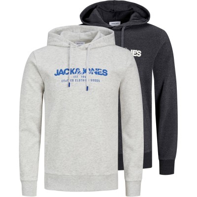 суичър,коледни,подаръци,за,него,всички,коледни,подаръци,jack,and,jones,alvis,2,pack,hoodie,black,white,mel