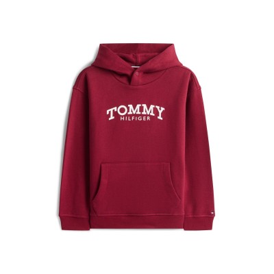 суичър,детски,облекла,tommy,hilfiger,tommy,print,hoodie,jn61,rich,cherry,vk0