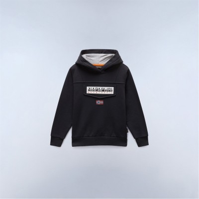 суичър,детски,3/4,панталони,napapijri,kids',napa,burgee,hoodie,black,041