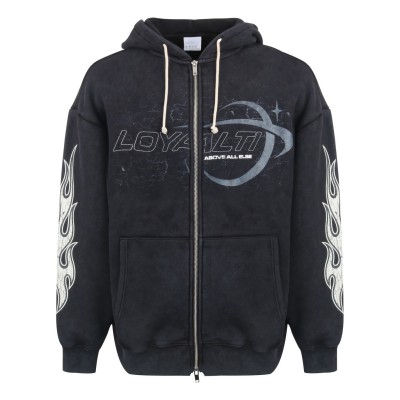 мъжки,горнища,с,качулка,loyalti,moto,flc,zip,sn53,washed,black
