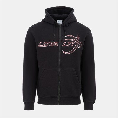 блуза,мъжки,горнища,с,качулка,loyalti,galazy,zip,up,hoodie,sweatshirts,men,black