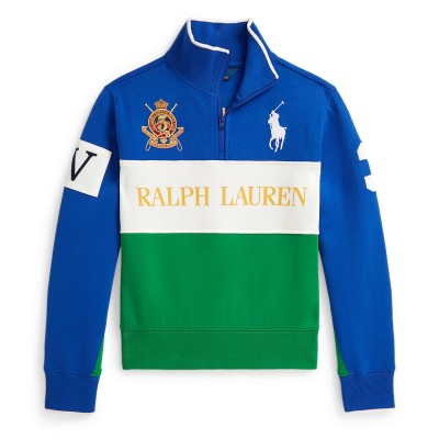 polo,ralph,lauren,kids,1,4,zip,fleece,new,sapphire