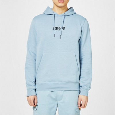 суичър,мъжки,ежедневни,облекла,barbour,international,harper,hoodie,powder,blue