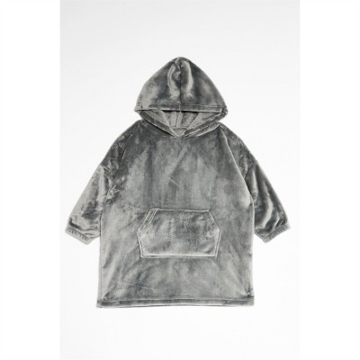 суичър,детски,горнища,с,качулка,studio,kids,unisex,plain,snuggle,hoodie,grey