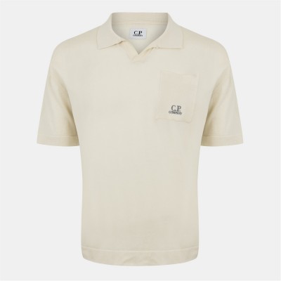 блуза,с,яка,облекла,на,разпродажба,мъжки,тениски,cp,company,knit,polo,shirt,gauze,white,103