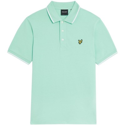 блуза,с,яка,мъжки,тениски,lyle,and,scott,lyle,tip,polo,shirt,sn54,aqua,marine