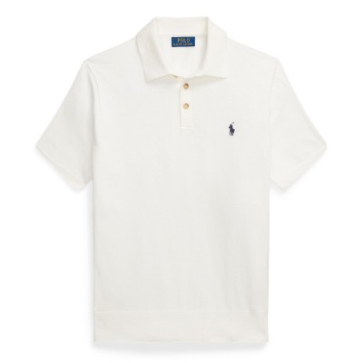 риза,с,къс,ръкав,мъжки,тениски,polo,ralph,lauren,men,s,knitted,short,sleeve,shirt,deckwash,white