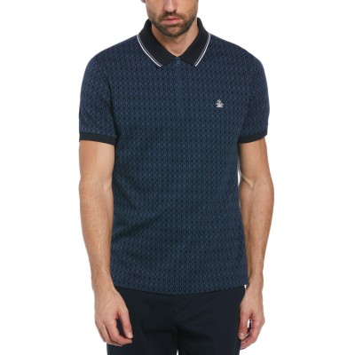 блуза,с,яка,мъжки,тениски,original,penguin,men,s,all,over,print,short,sleeve,polo,shirt,sargasso,sea