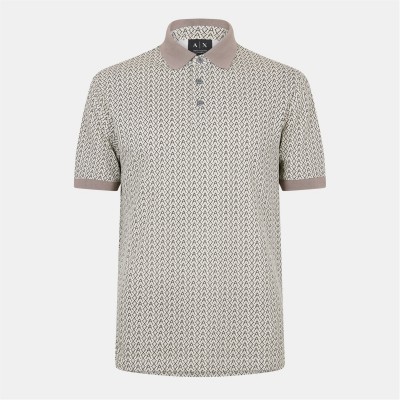 блуза,с,яка,мъжки,тениски,armani,exchange,men's,ax,all,over,print,short,sleeve,polo,shirt,aop,f0143