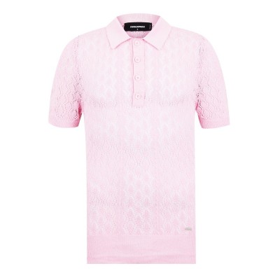 блуза,с,яка,мъжки,тениски,dsquared2,men's,knitted,short,sleeve,polo,shirt,sweet,lilac
