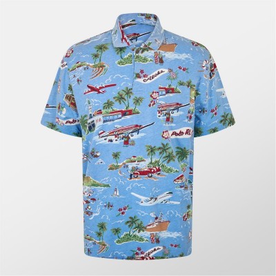 риза,с,къс,ръкав,мъжки,тениски,polo,ralph,lauren,hawaii,bear,short,sleeve,shirt,holiday,bear