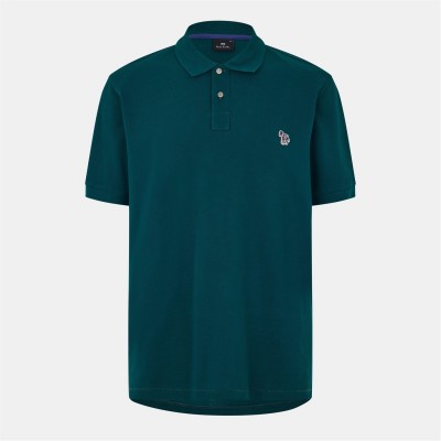блуза,с,яка,мъжки,тениски,ps,paul,smith,logo,polo,shirt,blue,44k