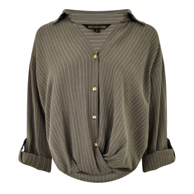 дамски,ризи,biba,twist,blouse,khaki