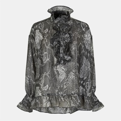 дамски,ризи,vero,moda,women's,willa,long,sleeve,blouse,black