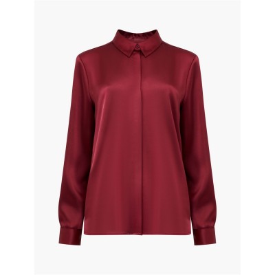 дамски,ризи,french,connection,women's,fc,irinia,long,sleeve,blouse,red