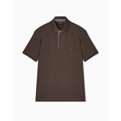 блуза,с,яка,мъжки,тениски,emporio,armani,polo,shirt,mud,brown