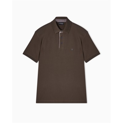 блуза,с,яка,облекла,на,разпродажба,мъжки,тениски,emporio,armani,polo,shirt,mud,brown