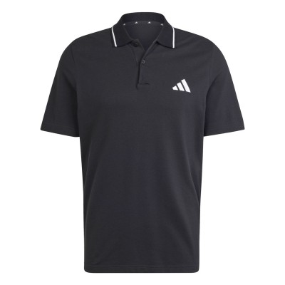 adidas,men's,short,sleeve,polo,shirt,black,white