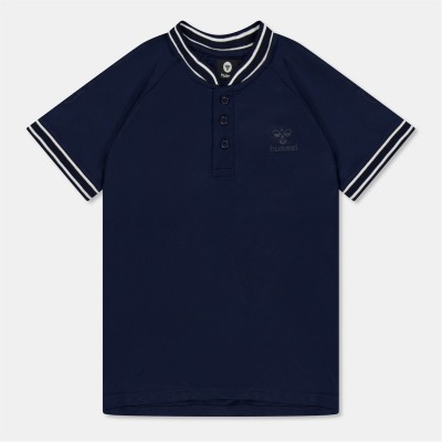 дрехи,за,училище,детски,блузи,с,яка,детски,облекла,hummel,samuel,plo,ss,jn99,black,iris